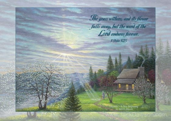 Rebirth - A New Beginning - 5x7 Card Inside