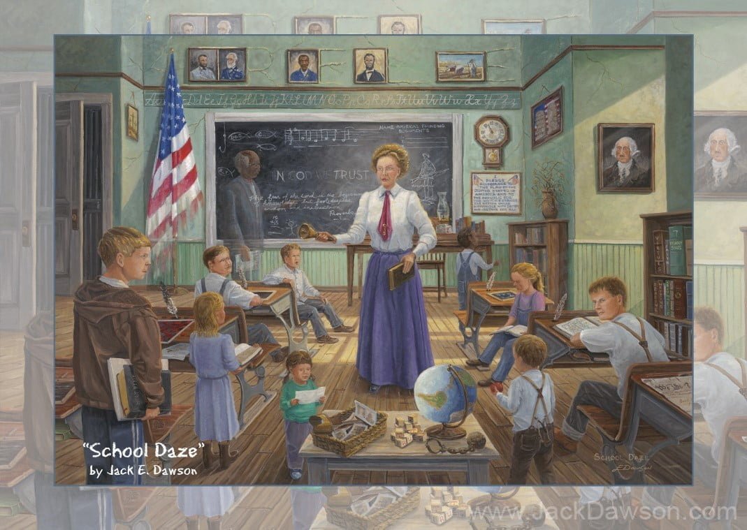 School Daze 5x7 Card Inside