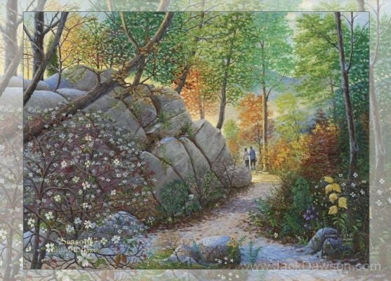 Seasons 5x7 Card Inside