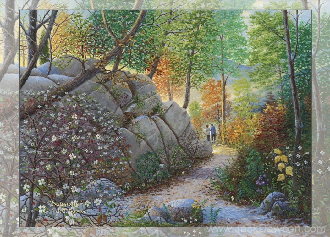 Seasons 5x7 Card Inside