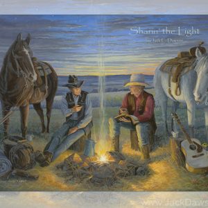 Sharin' The Light 9x12 Card Inside