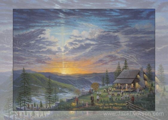Singin' on the Mountain 5x7 Card Inside