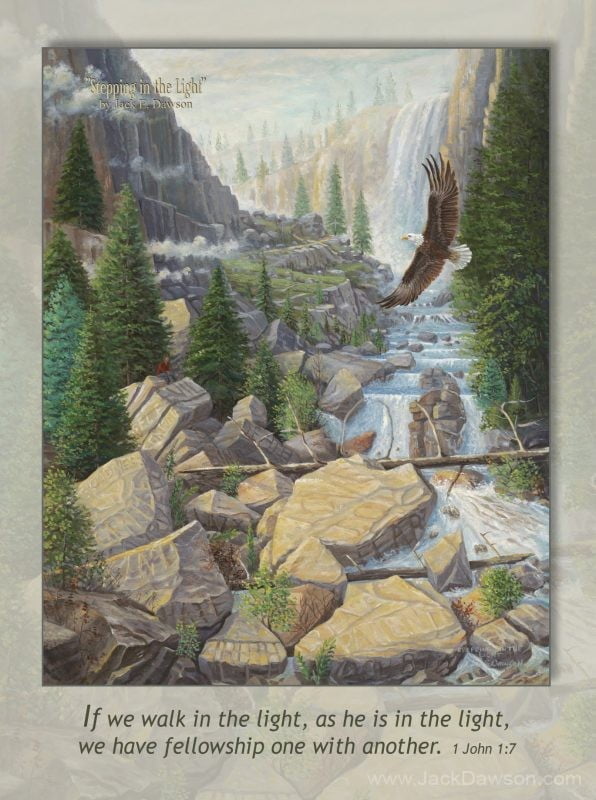 Stepping in the Light - Note Cards