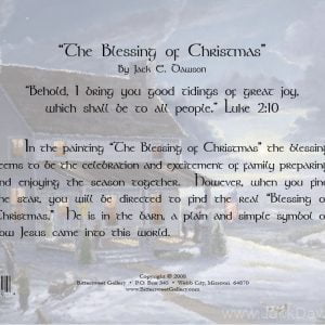 The Blessing of Christmas - 5x7 Card Inside