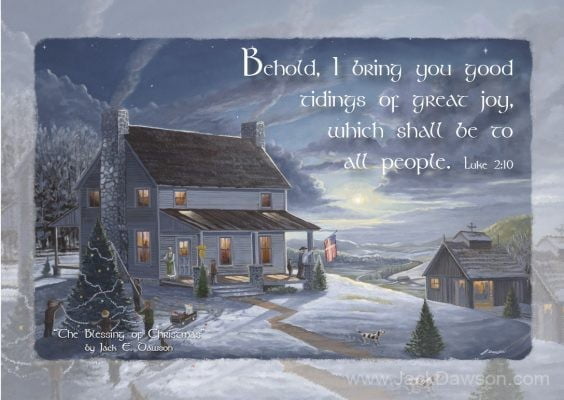 The Blessing of Christmas - 5x7 Card Inside