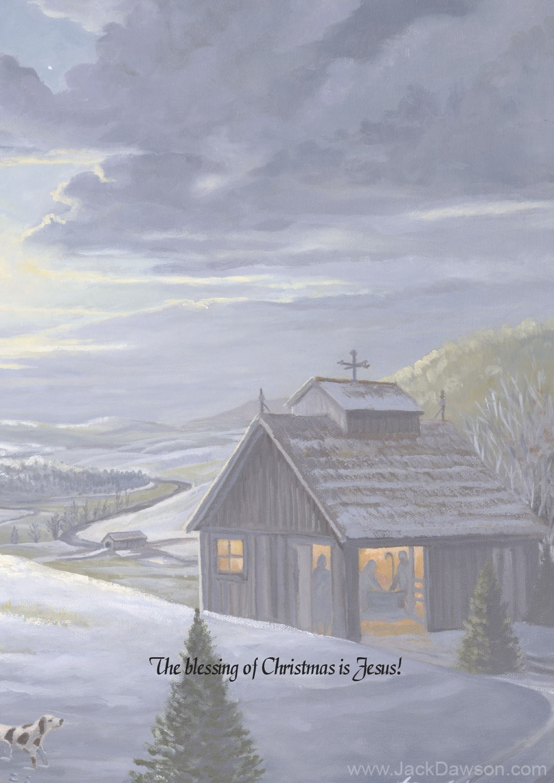 The Blessing of Christmas - 5x7 Card Inside