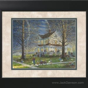 Lights of Home by Jack E. Dawson - 121 - 11x14 Framed