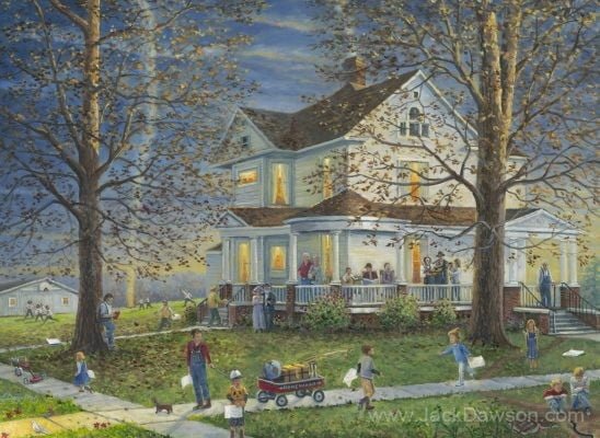 Lights of Home by Jack E. Dawson - 121 - 5x7 - Card Front