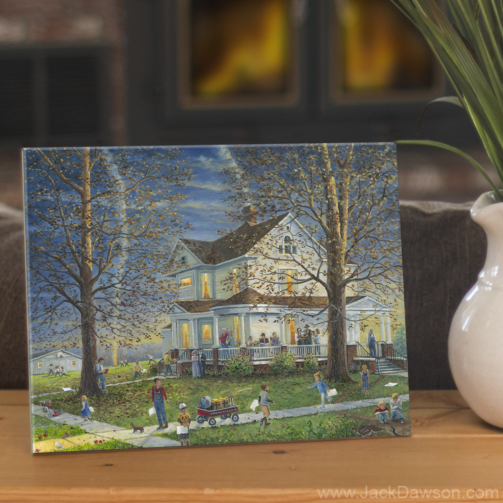 Lights of Home by Jack E. Dawson - Tile