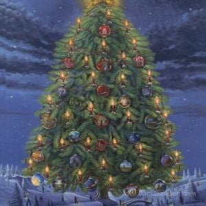 Passion Tree 9x12 Card by Jack E. Dawson