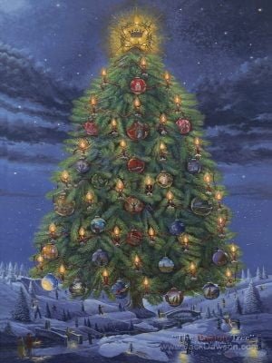 Passion Tree 9x12 Card by Jack E. Dawson