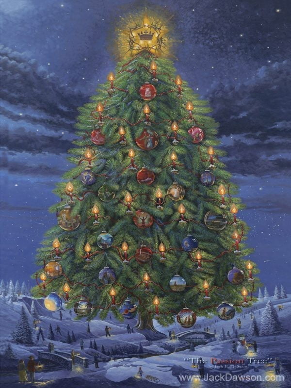 Passion Tree 9x12 Card by Jack E. Dawson