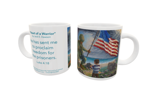 Heart of a Warrior by Jack E. Dawson - 099 - 11oz mug