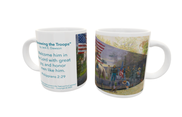 Reviewing the Troops by Jack E. Dawson - 053 - 11oz mug
