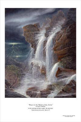 Peace in the Midst of the Storm by Jack E. Dawson - 016 - 12x18 Paper