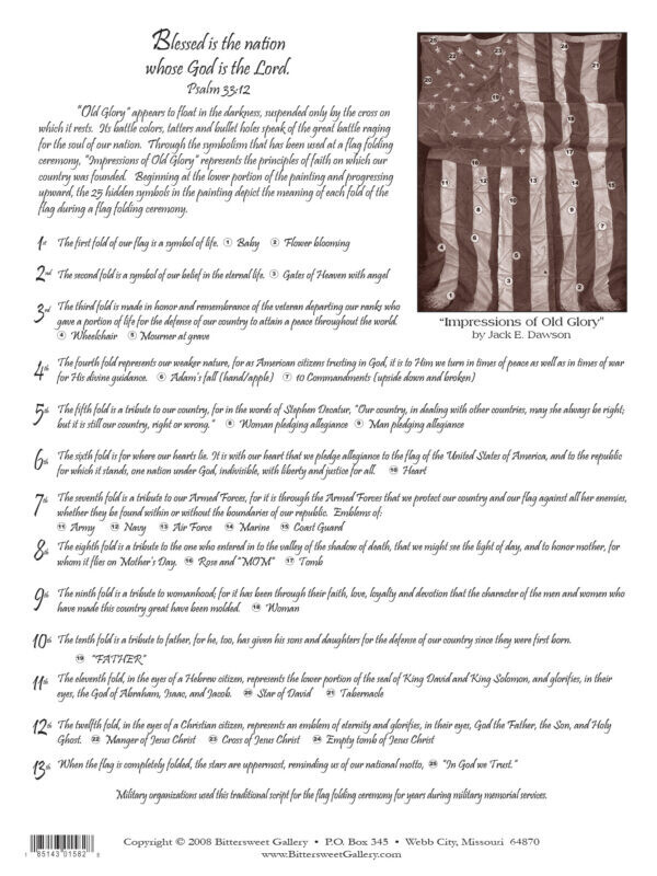 Impressions of Old Glory - Note Cards — view 2