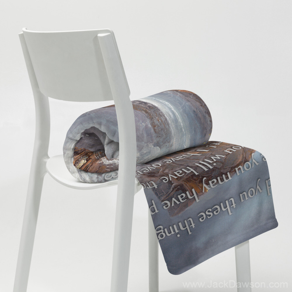 Peace in the Midst of the Storm - Throw Blanket - Image 3