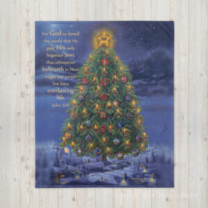 Alternative view of Passion Tree - Throw Blanket
