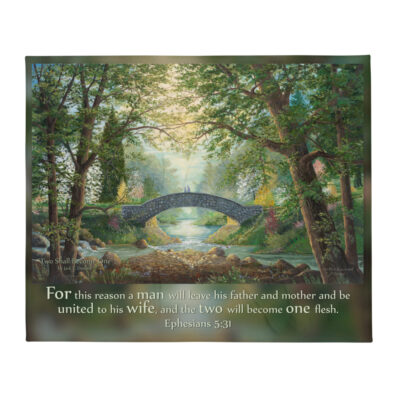 Two Shall Become One - Throw Blanket