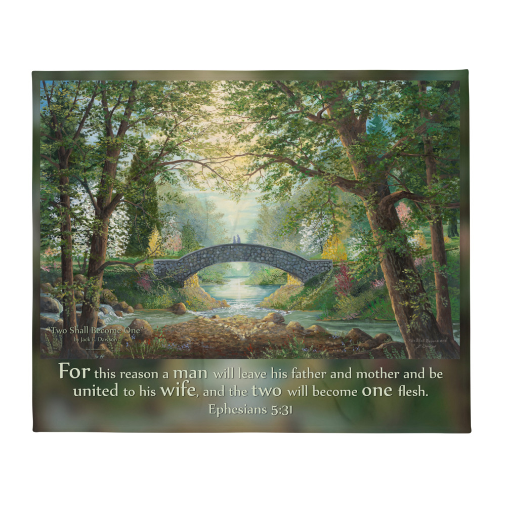 Two Shall Become One - Throw Blanket