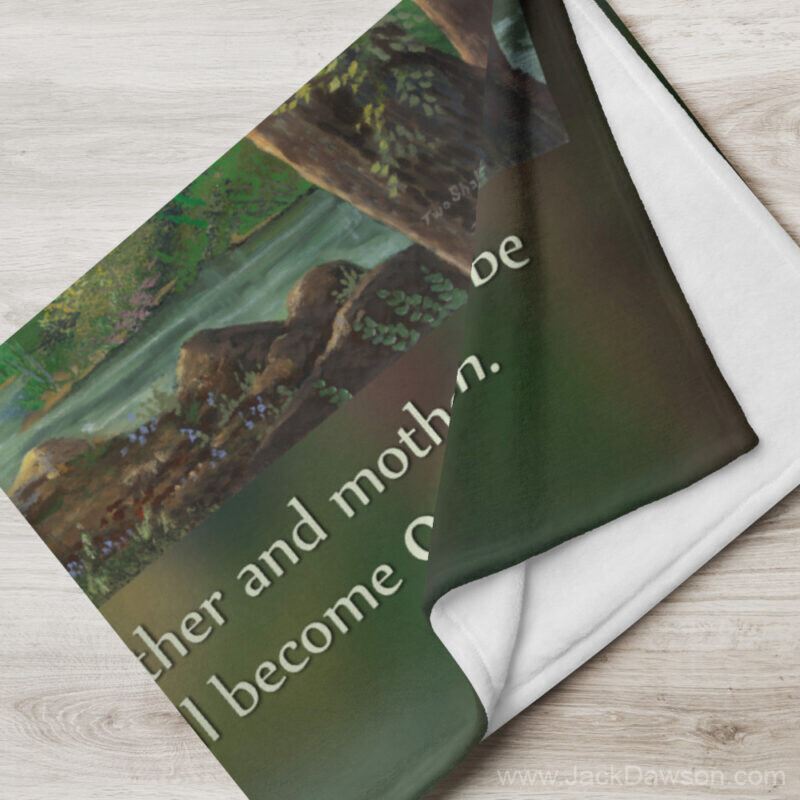Two Shall Become One - Throw Blanket — view 7