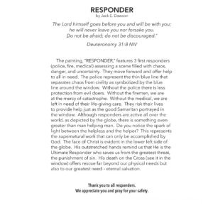 Responder 9x12 Card Back