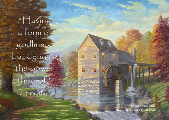 Jordan Creek Mill by Jack E. Dawson - 5x7 Card - Front
