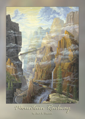 Mountain Railway by Jack E. Dawson - 5x7 Card - Front