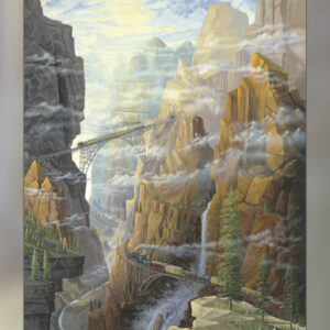 Mountain Railway by Jack E. Dawson - 5x7 Card - Front