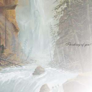 Thundering Waters by Jack E. Dawson 5x7 Card with UPC - Inside