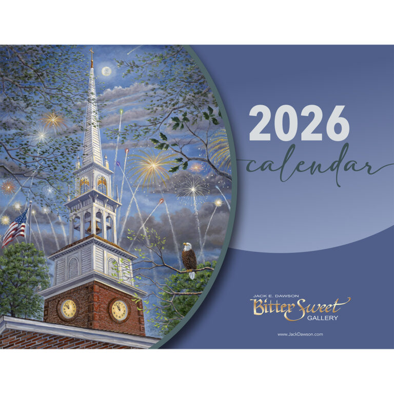 Jack E. Dawson Bittersweet Gallery 2026 Calendar - Cover SQ