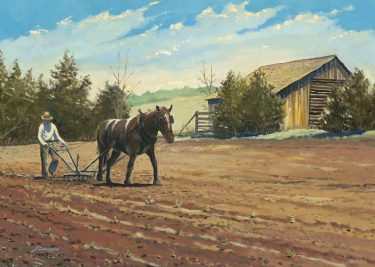 Quiet Faithfulness by Jack E. Dawson - 124 - 9x12 Card - Front