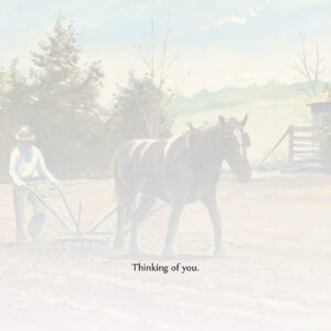 Quiet Faithfulness by Jack E. Dawson - 124 - 9x12 Card - Inside